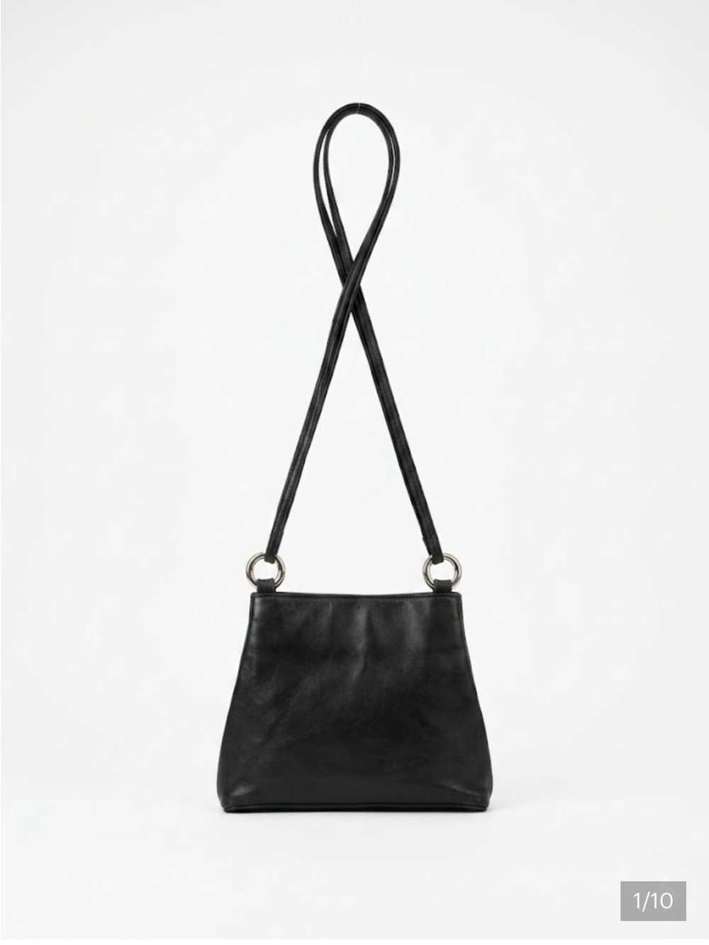 Holt Renfrew Vintage Black Leather Purse 90s